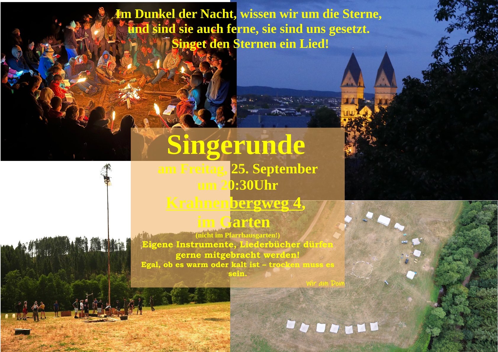 26 Sept Foto Einladung Singerrunde