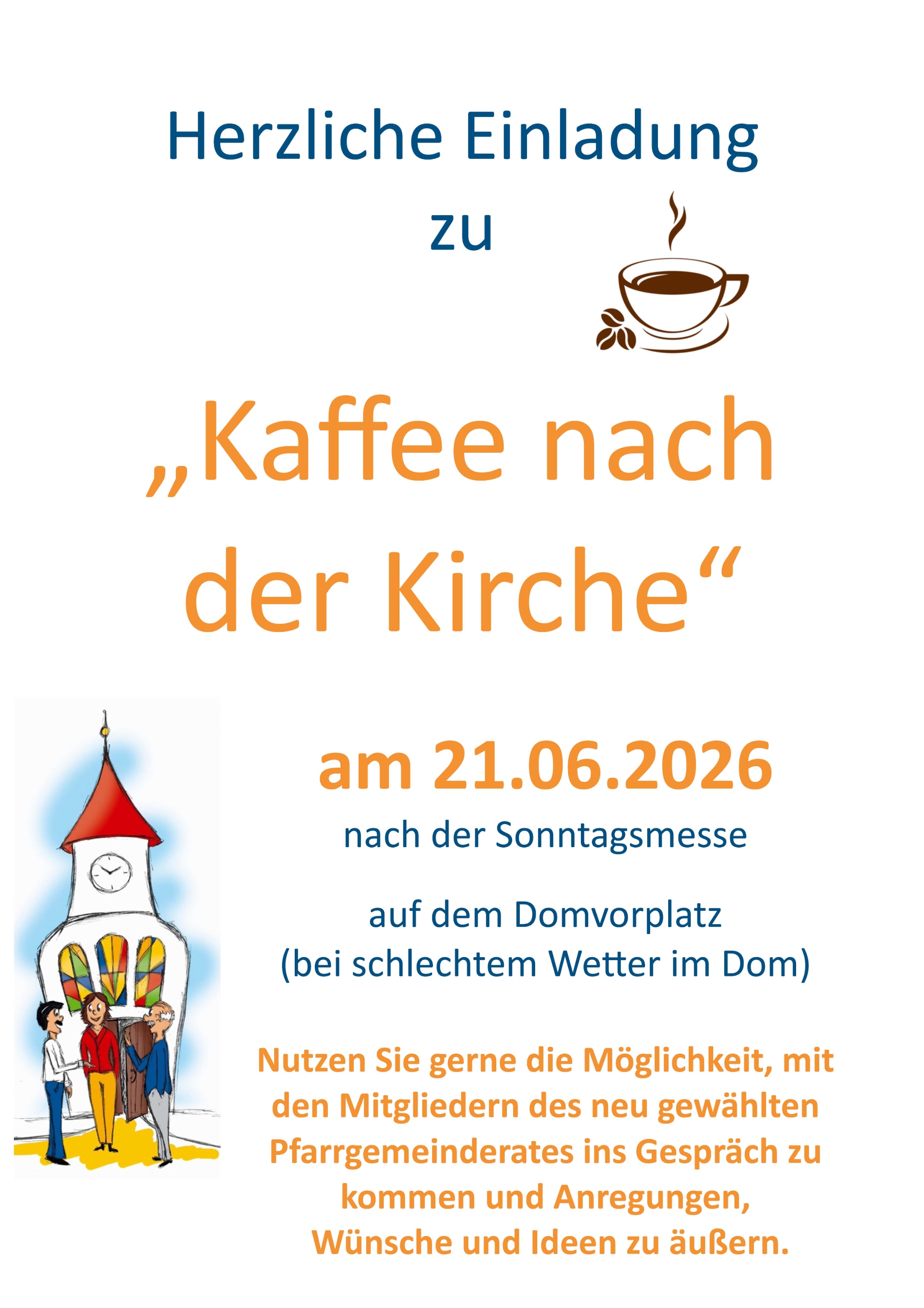 Kaffee nach der Kirche