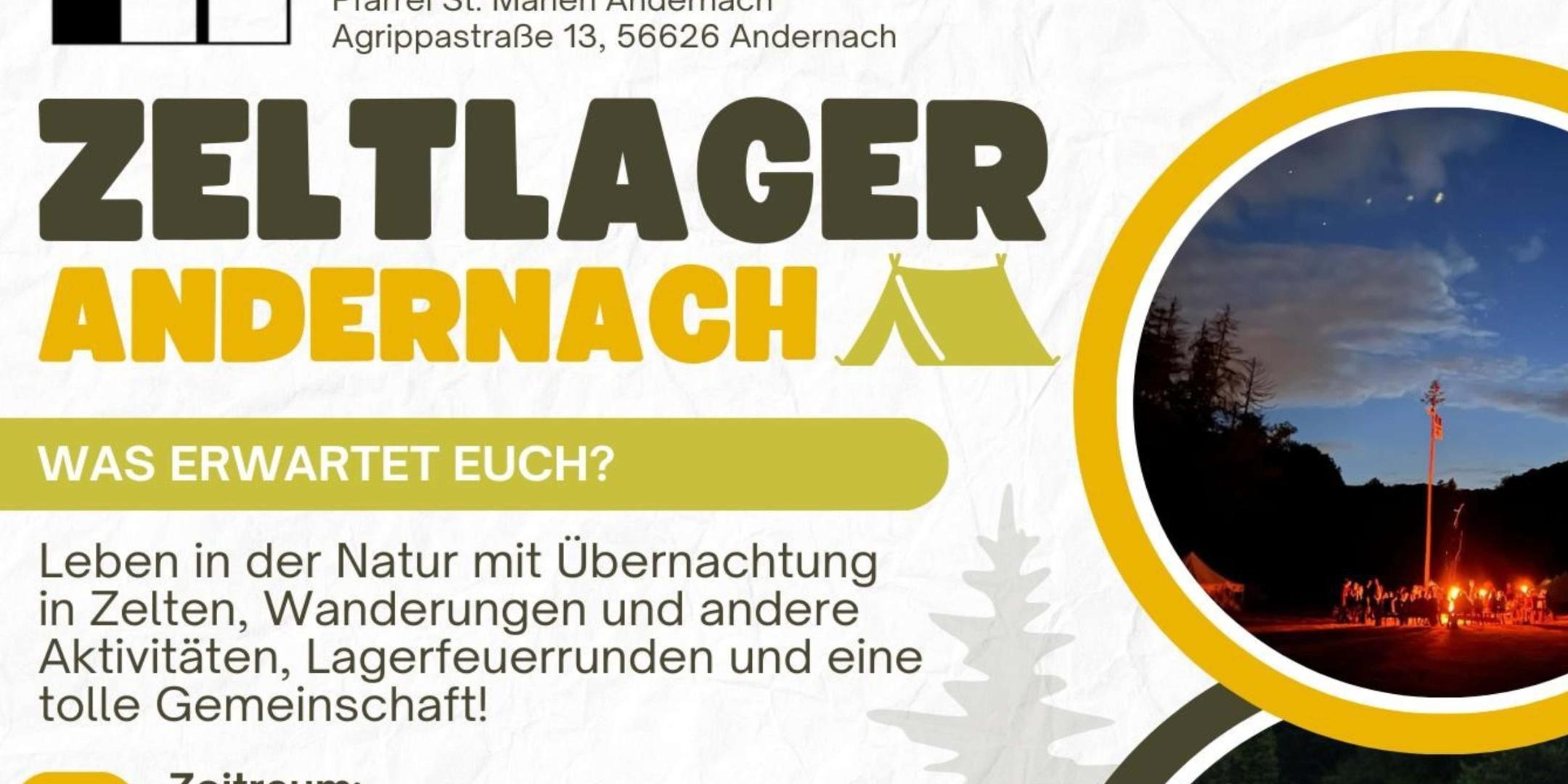 Plakat Zeltlager 2026