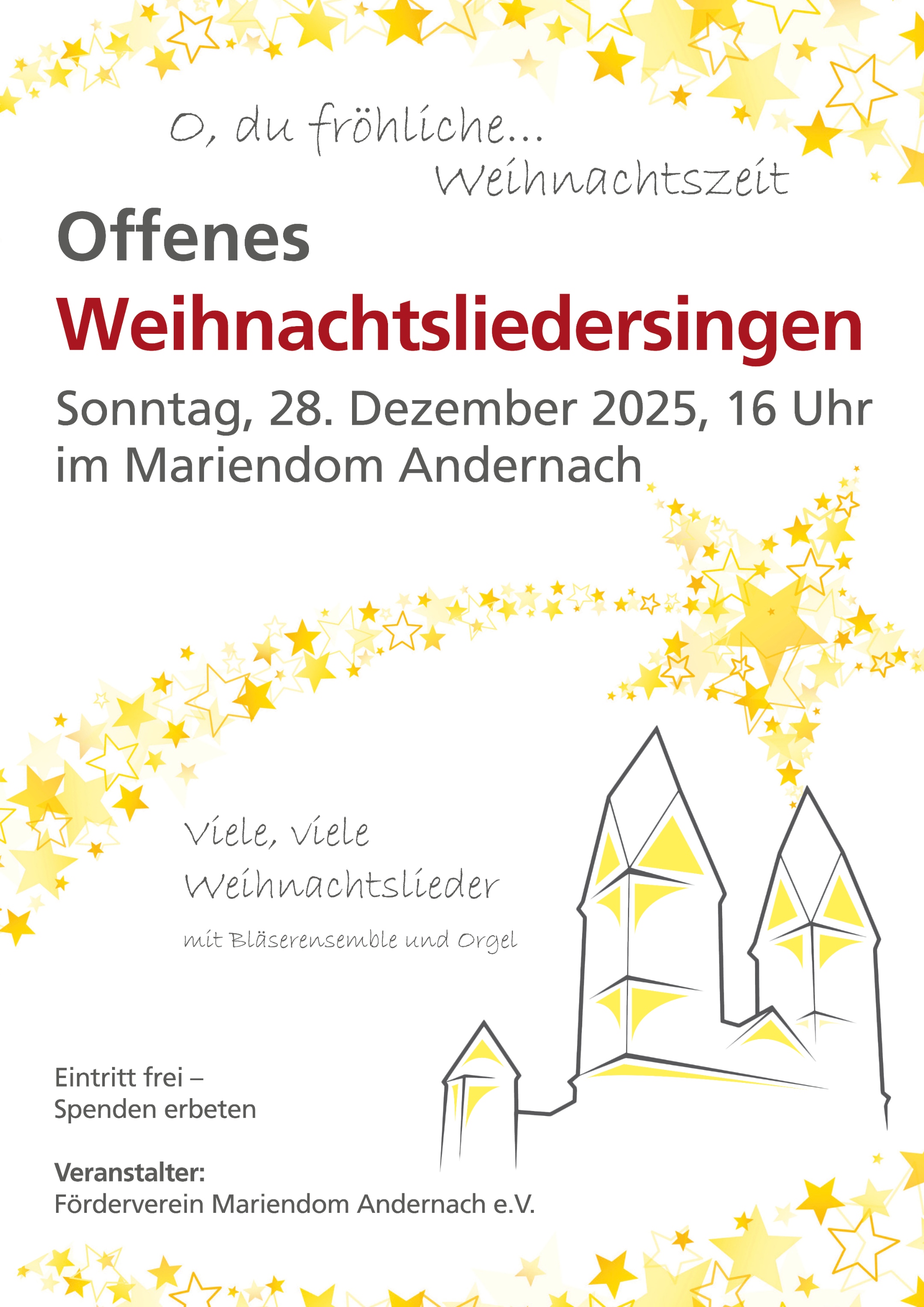 Weihnachtsliedersingen