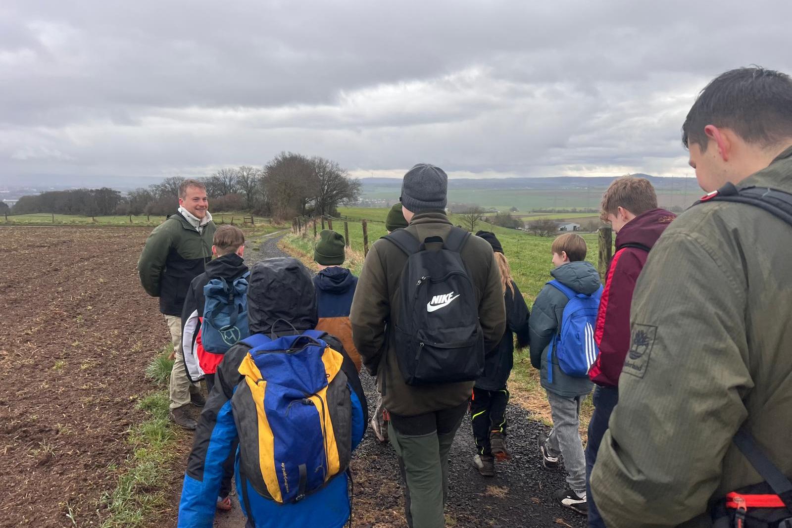 Zeltlager Mariendom Wanderung März